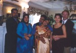 All of us at the wedding