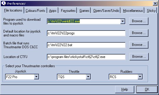Setting up your preferences